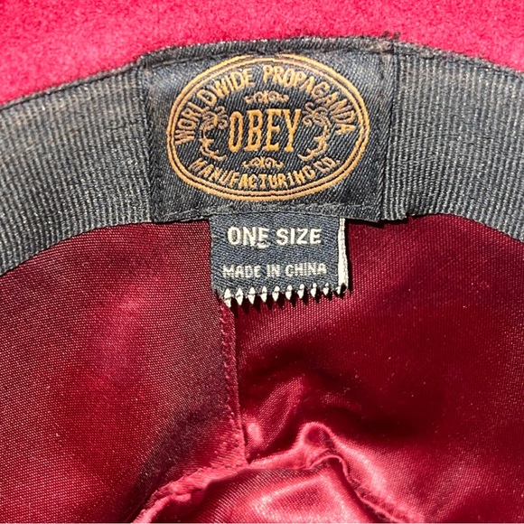 Obey Propaganda Fedora Wool Hat - Picture 6 of 8